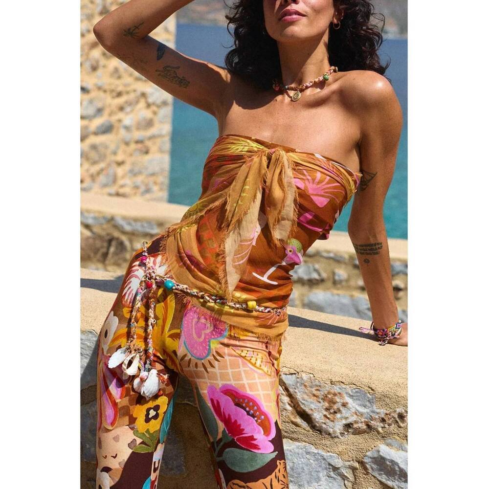 NEW SPELL birth of venus sarong in caramel